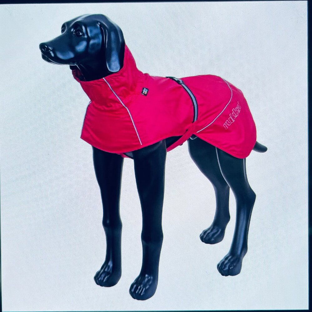 RUKKA HASE PINK DOG RAINCOAT 50-55